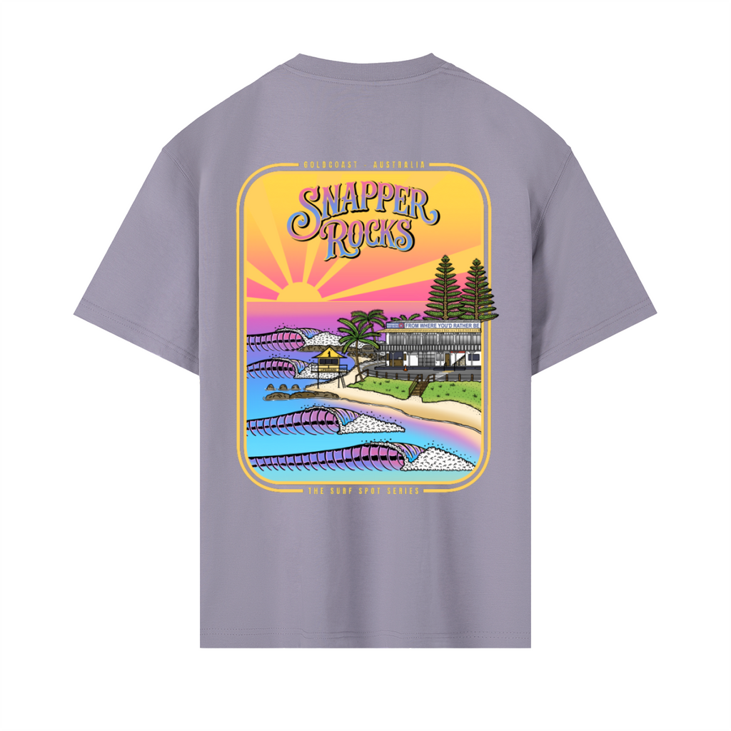 Snapper Rocks / Heavyweight Drop Shoulder Cotton T-Shirt