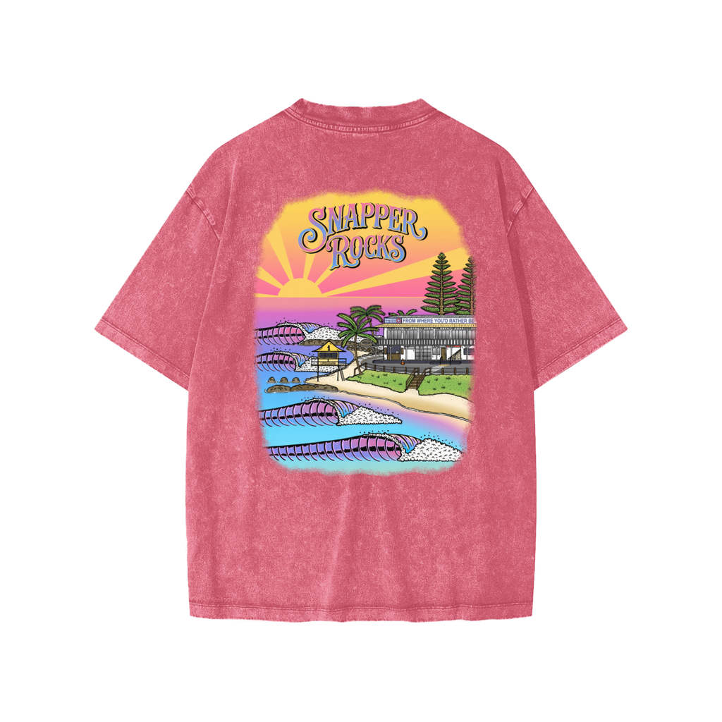 Snapper Rocks / Kids' T-Shirt ( Snow Washed )