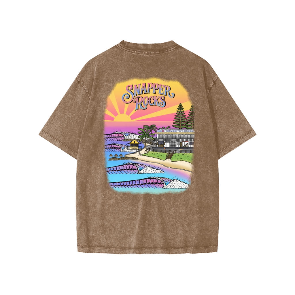 Snapper Rocks / Kids' T-Shirt ( Snow Washed )