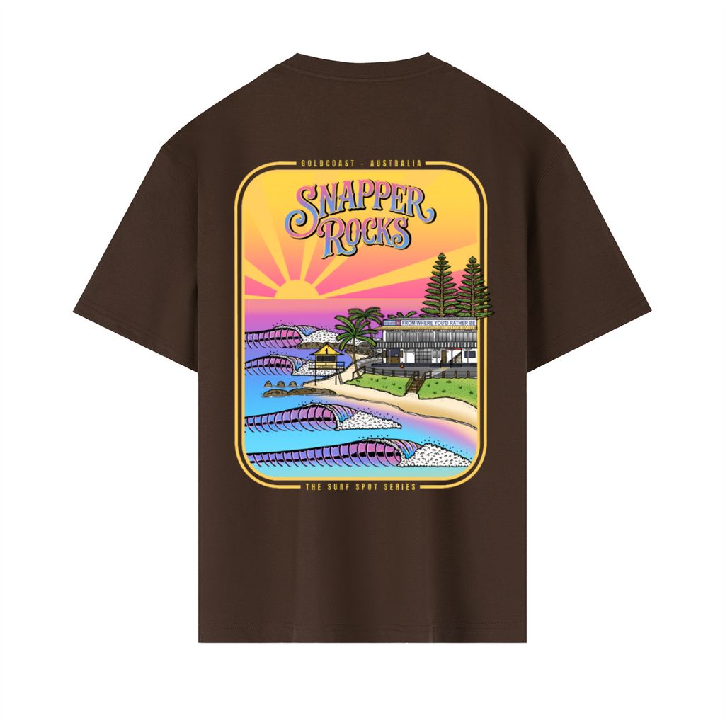 Snapper Rocks / Heavyweight Drop Shoulder Cotton T-Shirt