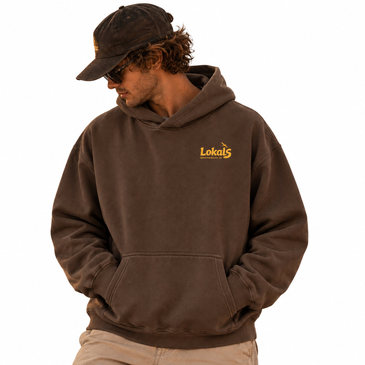 Snapper Rocks / Oversize Fleeced Hoodie