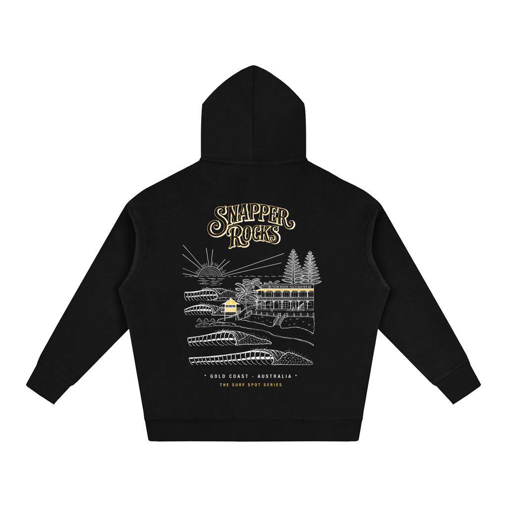 Snapper Rocks / Oversize Fleeced Hoodie