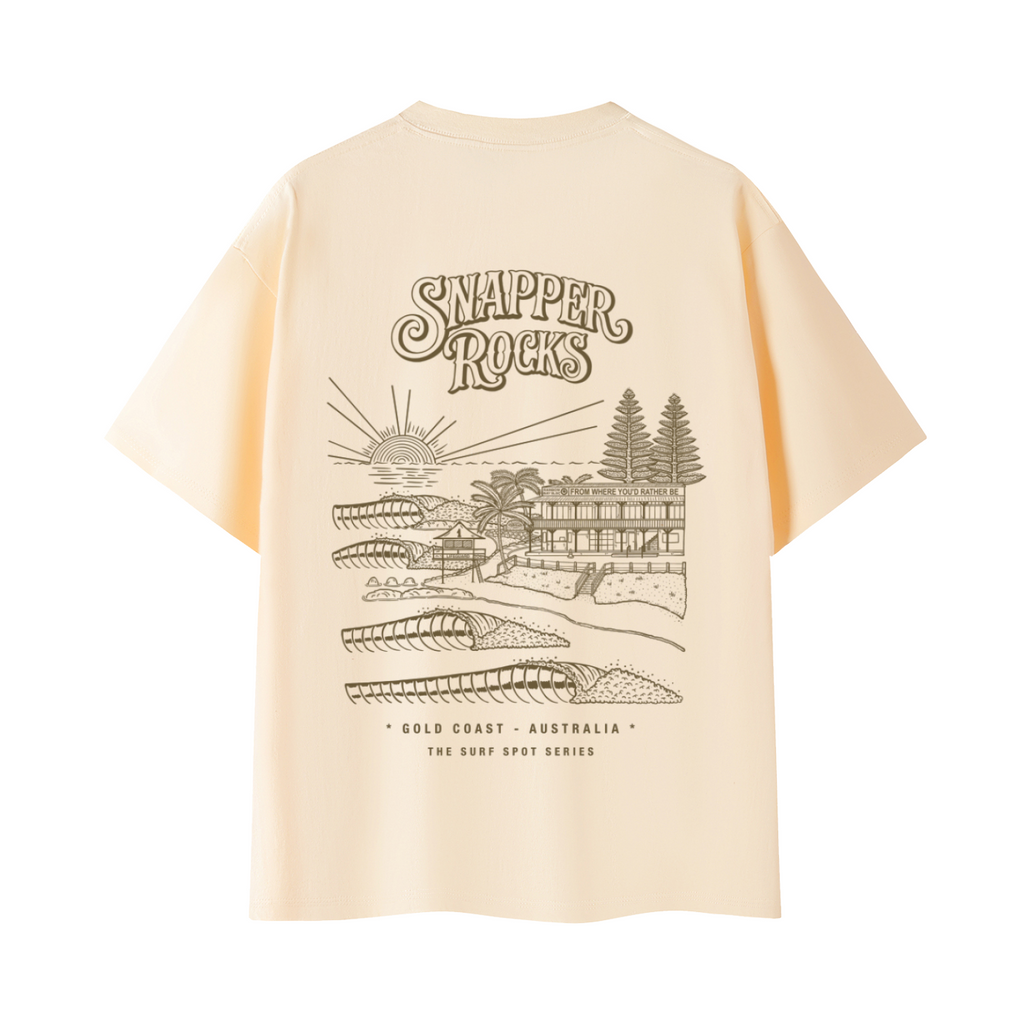 Snapper Rocks / Essential Cotton T-Shirt
