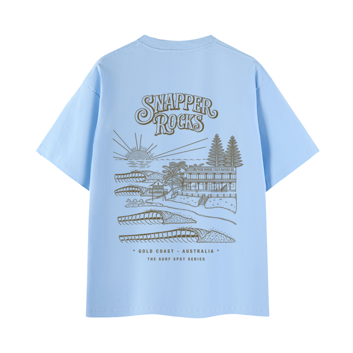 Snapper Rocks / Essential Cotton T-Shirt