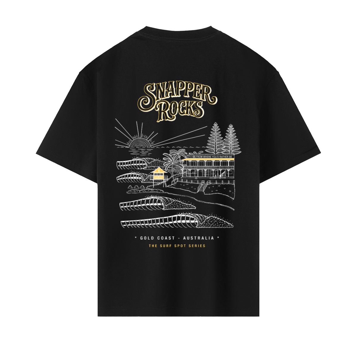 Snapper Rocks YW / Heavyweight Drop Shoulder Cotton T-Shirt