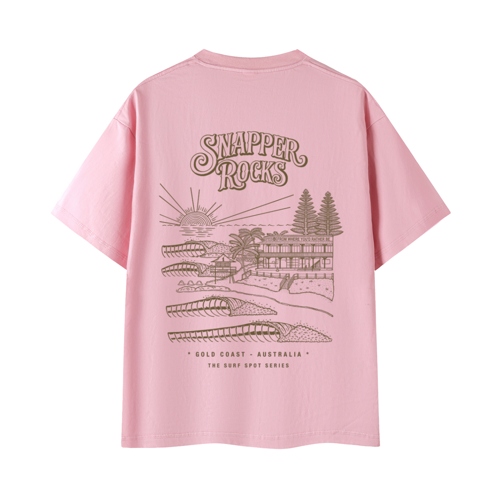 Snapper Rocks / Essential Cotton T-Shirt