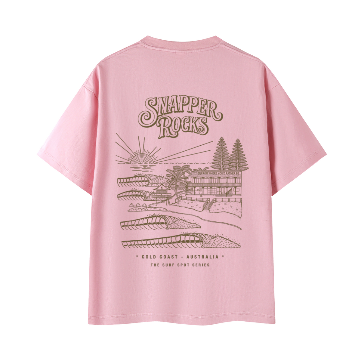 Snapper Rocks / Essential Cotton T-Shirt