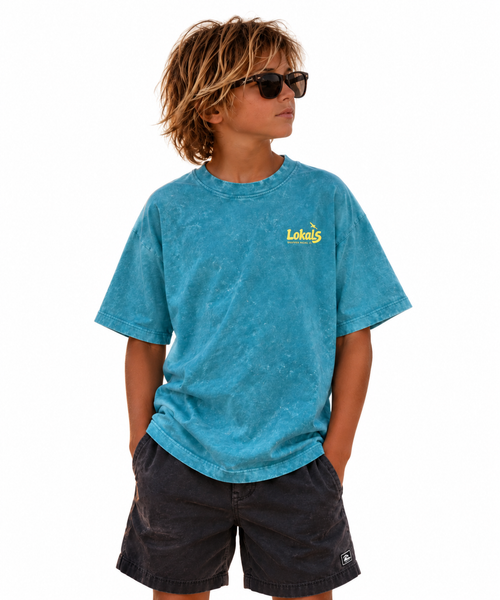 Snapper Rocks / Kids' T-Shirt ( Snow Washed )