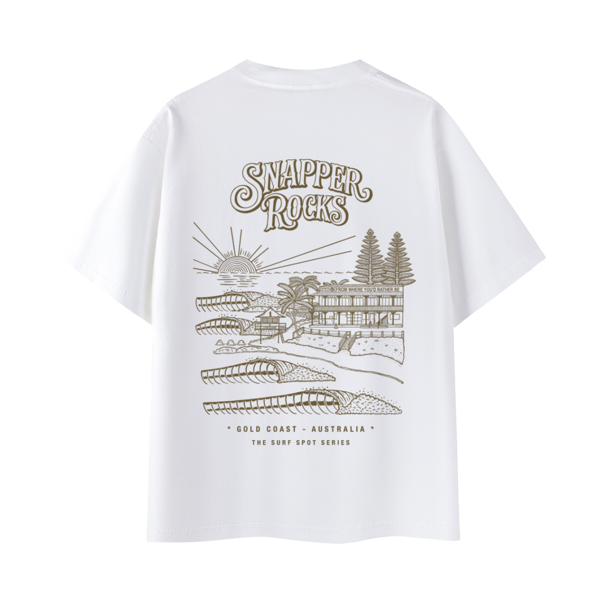Snapper Rocks / Essential Cotton T-Shirt