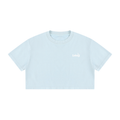 Women's Mineral Wash Cotton Crop T-Shirt