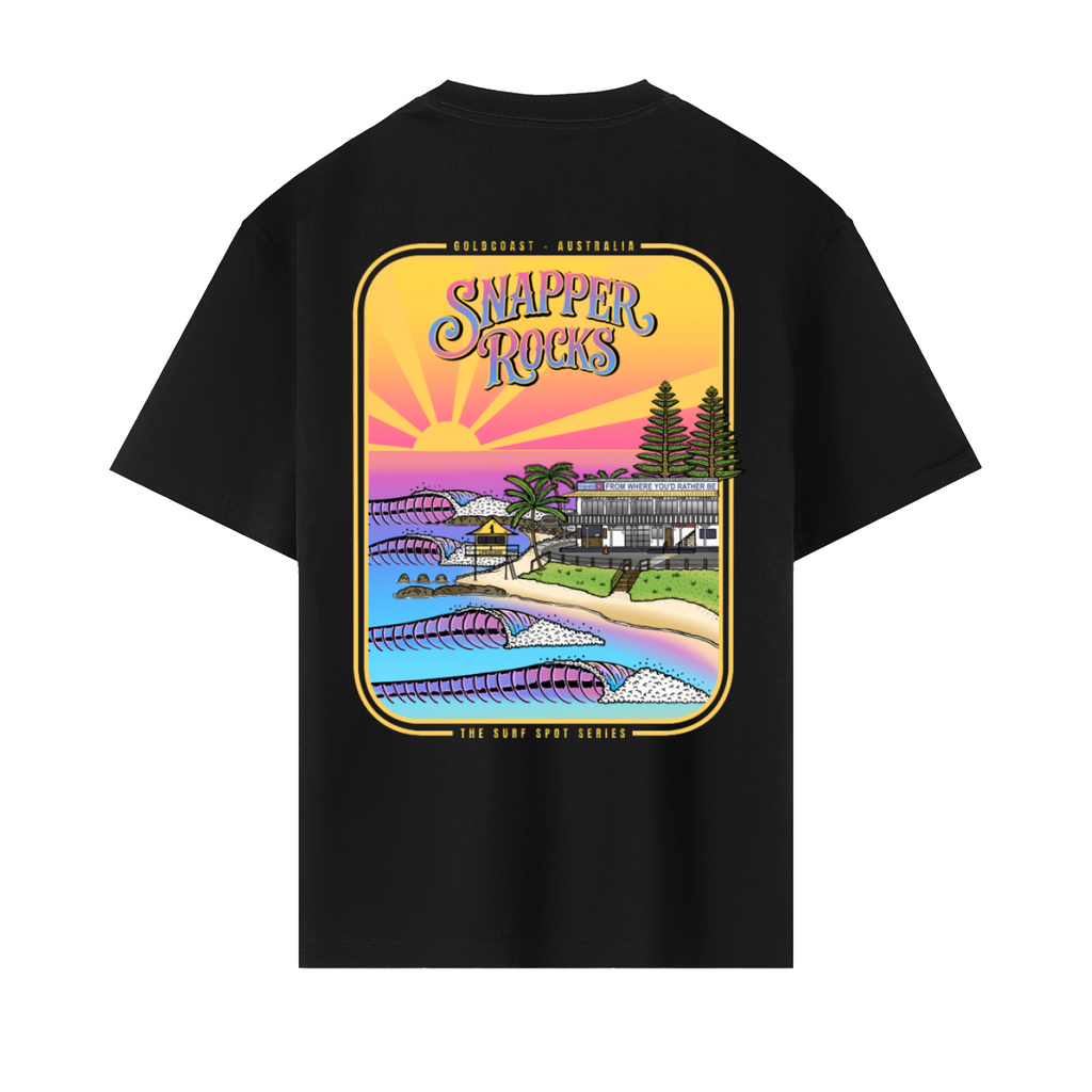 Snapper Rocks / Heavyweight Drop Shoulder Cotton T-Shirt