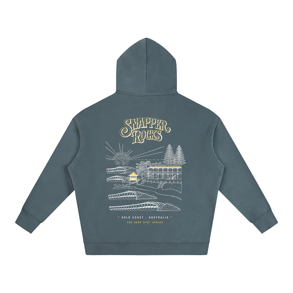 Snapper Rocks / Oversize Fleeced Hoodie
